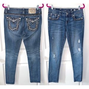Miss Me Blue Ankle & Cropped Jeans